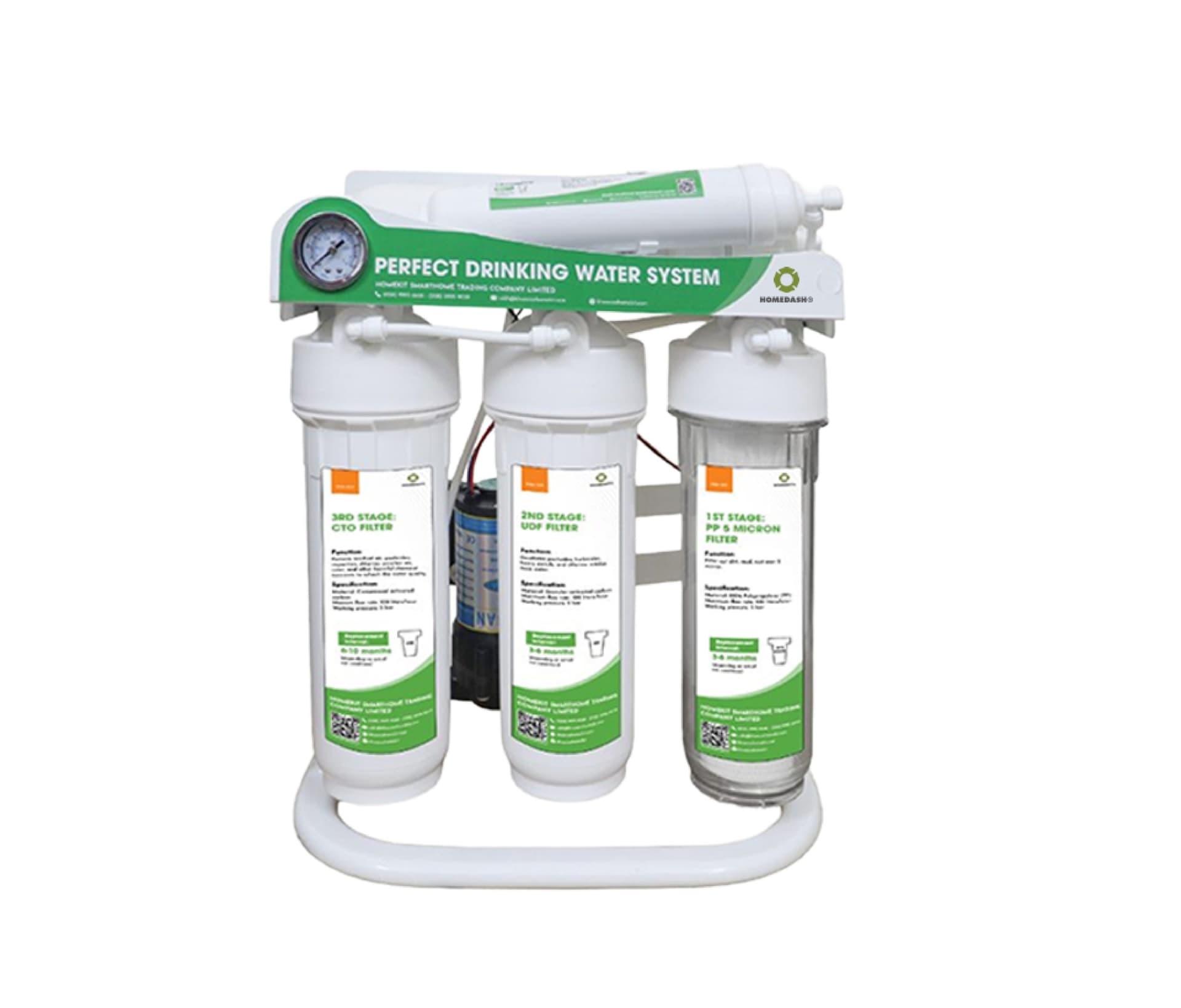 Máy lọc nước lắp âm RO 5 lõi WP-137 HomeDash